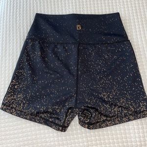 BuffBunny black rosé shorts